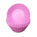 6 Mini Formas Para Bolo Cupcake de Silicone