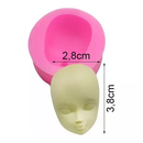 Molde para Pasta Americana e Biscuit Rosto Mulher - CM 355