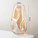 Vaso de Vidro Grosso Primeira Linha Forma Irregular