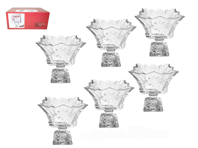 Taça de Sobremesa Vidro Persa 6 Peças Persian Glass