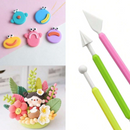 Kit de Estecas Plásticas Para Confeiteiro 9 Peças