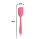 Espátula 21 Cm Pão Duro Silicone Maciço Reforçada