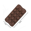 Forma Molde de Silicone Conchas Chocolate Doce
