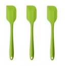 3 Espátulas 21 Cm Pão Duro Silicone Maciço Reforçada