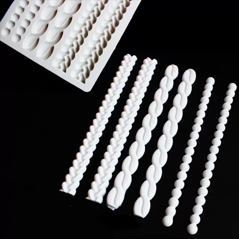 Molde de Silicone Para Pasta Americana e Biscuit Pérolas CM 183
