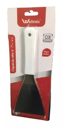 Espátula Reta Inox Lanche Chapeiro e Cozinha