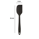 Espátula 21 Cm Pão Duro Silicone Maciço Reforçada