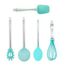 Kit Escumadeira Pegador Concha Colher Fuet Silicone