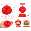 Kit 12 Formas Para Bolo Pudim Cupcake Silicone Antiaderente