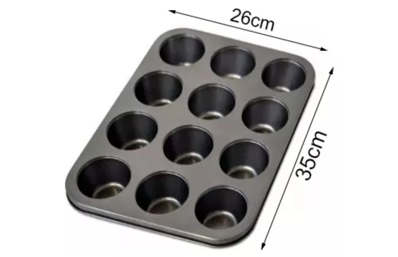 Forma Anti Aderente 12 Cavidades + 12 Formas De Silicone