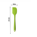 6 Espátulas 27 Cm Pão Duro Reforçada Silicone Maciço Multiuso