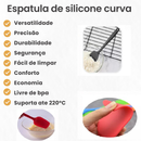 Espátula 30 Cm de Silicone Curva Color Reforçada Linha Profissional