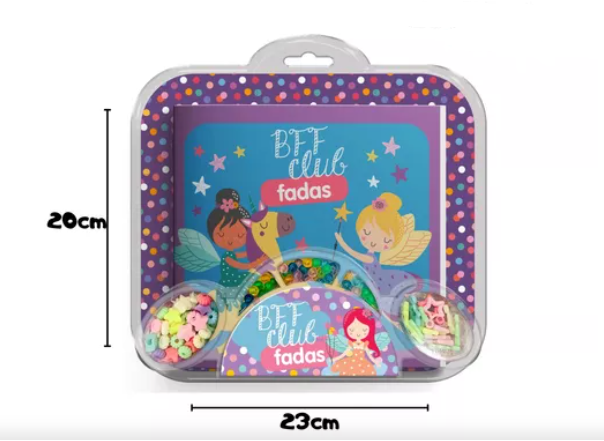 Livrinho de Atividades Kit Miçangas Biju Pulseira Colar