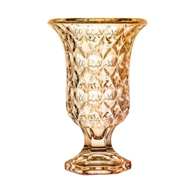 Vaso Para Decoração Cristal Vidro Grosso Primeira Linha Taça