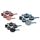 Jogo 5 Pçs de Panelas com Revestimento Cerâmica Indução