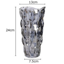 Vaso de Vidro Grosso Primeira Linha Flores Decoração Sala