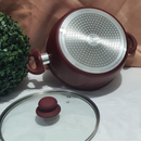 Jogo 5 Pçs de Panelas PREMIUM Revestimento Cerâmica Indução