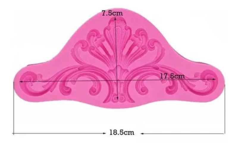 Molde de Silicone Arabesco Vintage CM 474