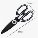 Tesoura Culinária de Cozinha Corta Frango Carne Peixes Quebra Nozes Inox