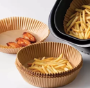 50 Un Protetor de Papel Descartável Para Air Fryer