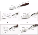 Kit Com 5 Espátulas Para Pintura e Artesanato Vários Tamanhos