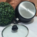 Jogo 5 Pçs de Panelas PREMIUM Revestimento Cerâmica Indução