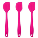 3 Espátulas 27 Cm Pão Duro Silicone Maciço Reforçada