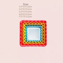 Cortadores Quadrados 2 Lados Liso e Ondulado 5 Pecas CM 429