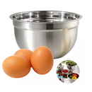 Tigela 500 ML Mixing Bowl em Aço Inox Para Salada Cozinha