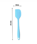 5 Espátulas 27 Cm Pão Duro Silicone Maciço Reforçada