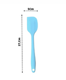 5 Espátulas 27 Cm Pão Duro Silicone Maciço Reforçada