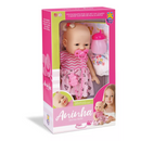 Boneca Abre e Fecha os Olhos Aninha Dorme Bebê