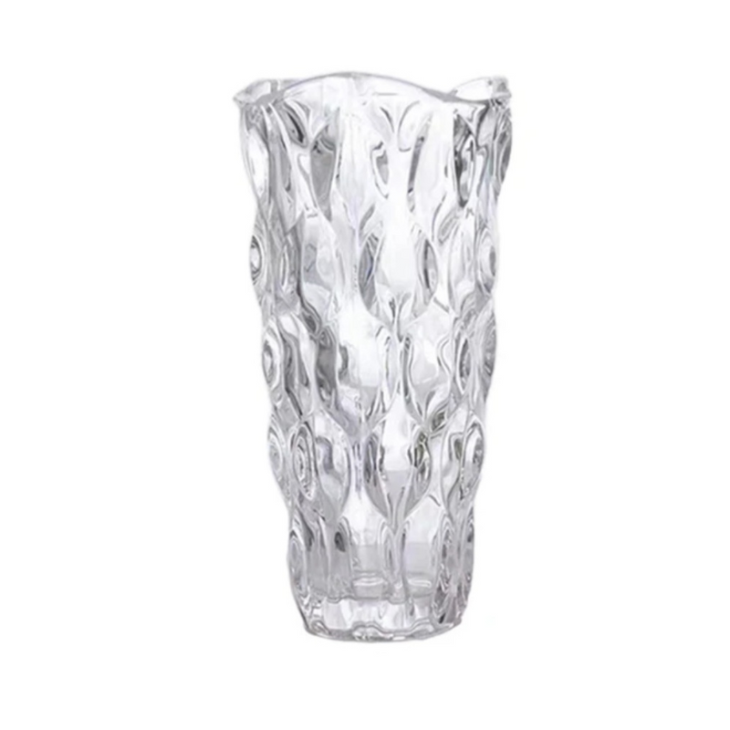 Vaso de Vidro Grosso Primeira Linha Flores Decoração Sala