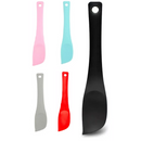 2 Espátulas Raspadoras Pão Duro Reforçada Ponta Firme Silicone