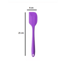 Espátula 21 Cm Pão Duro Silicone Maciço Reforçada