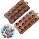 Molde de Silicone Para Chocolate e Bombom Rosa