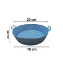 Forma Silicone Air Fryer Reutilizavel Protetor Microondas