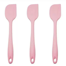 3 Espátulas 27 Cm Pão Duro Silicone Maciço Reforçada