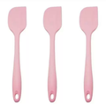 3 Espátulas De Cozinha Silicone Maciço Multiuso Pão Duro