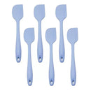 6 Espátulas 27 Cm Pão Duro Reforçada Silicone Maciço Multiuso