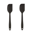 2 Espátulas 21 Cm Pão Duro Silicone Maciço Reforçada