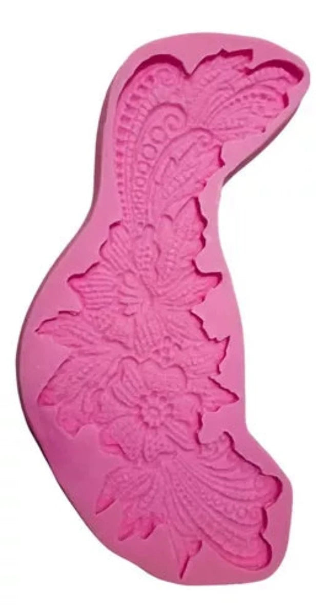 Molde de Silicone Para Pasta Americana ou Biscuit Formato de Flor CM 473