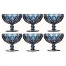 Jogo de Taças Sobremesa Vidro Primeira Linha Diamond