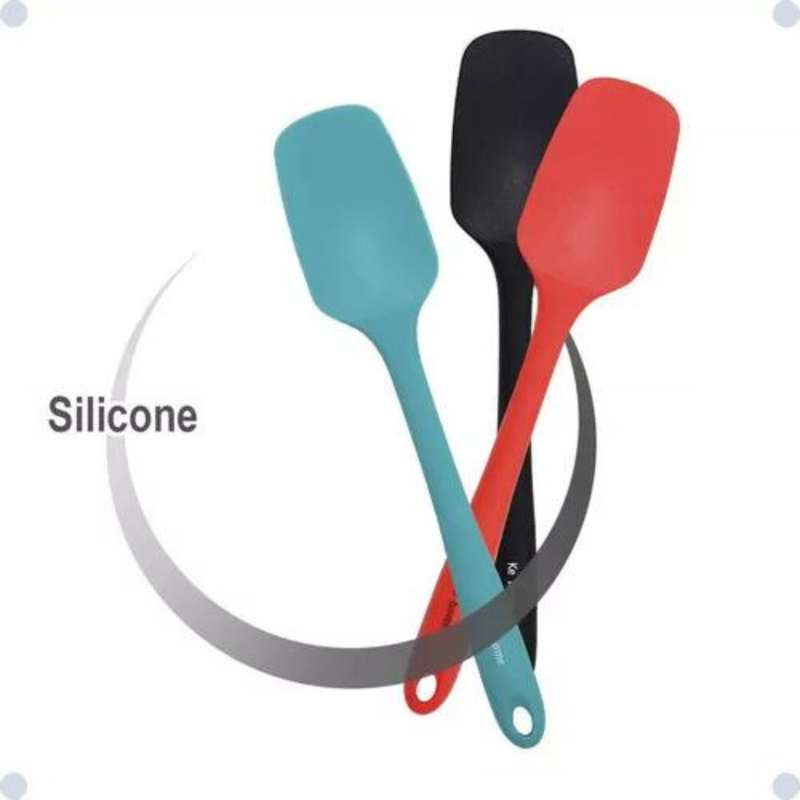 Espátula 30 Cm de Silicone Curva Color Reforçada Linha Profissional