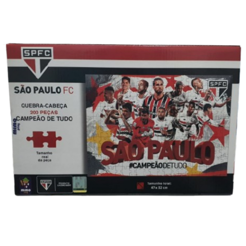 Quebra cabeça colecionável São Paulo Campeão de Tudo 200 pçs