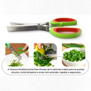 Tesoura Aço Inoxidável 5 Lâminas CM 414