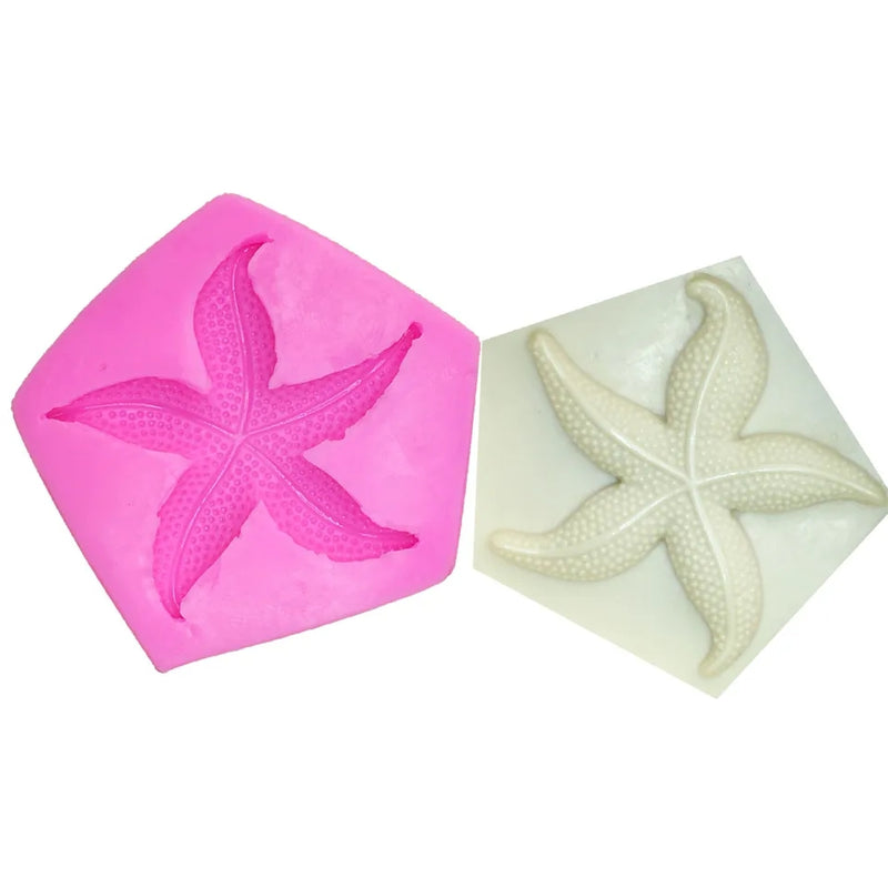 Molde de Silicone Para Confeitaria e Artesanato Estrela do Mar CM 321