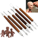 Kit Ferramentas 6 Pçs Escultura Modelagem Argila Clay Ceramica
