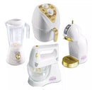 Kit 4 Brinquedos Air Fryer Batedeira Liquidificador Cafeteira