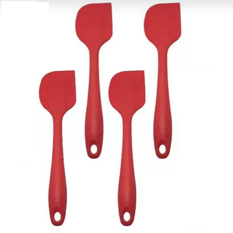 4 Espátulas 27 Cm Pão Duro Silicone Maciço Reforçada